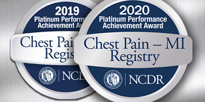 2019 and 2020 Chest Pain-MI Registry Awards