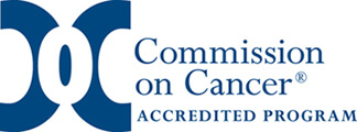 Commission on Cancer Accredited Program logo.